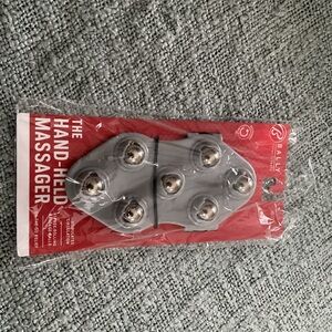 Bally Gray Hand-Held Roller Massager with Silver Balls